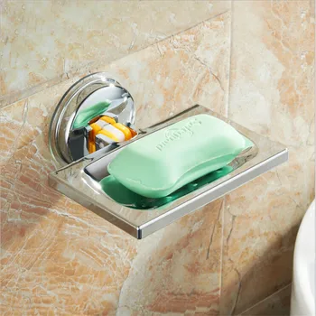 Powerful Vacuum Suction Cup Soap Dish Holder Wall Mount Chrome Stainless Steel Drain Soap Storage Rack For Bathroom Supplies
Powerful Vacuum Suction Cup Soap Dish Holder Wall Mount Chrome Stainless Steel Drain Soap Storage Rack For Bathroom Supplies
