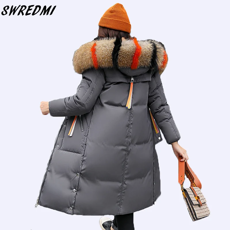SWREDMI 2019 New Slim Winter Coat Women Big Fur Collar Hooded Parkas Plus Size Down Cotton Padded Jacket Jaqueta Feminina
SWREDMI 2019 New Slim Winter Coat Women Big Fur Collar Hooded Parkas Plus Size Down Cotton Padded Jacket Jaqueta Feminina