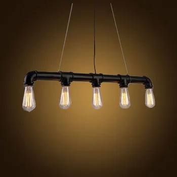 HAIXIANG Industrial style retro iron water pipe Pendant Lights Nordic coffee lounge dining room lighting 3&5 Lights
HAIXIANG Industrial style retro iron water pipe Pendant Lights Nordic coffee lounge dining room lighting 3&5 Lights