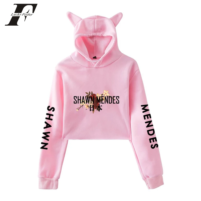 Kpop new Shawn Mendes crop top Hoodies sweatshirts women cat ear clothes cotton Long Sleeve Kawaii Short Tops 2019
Kpop new Shawn Mendes crop top Hoodies sweatshirts women cat ear clothes cotton Long Sleeve Kawaii Short Tops 2019