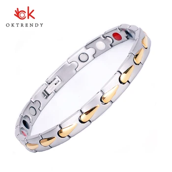 Oktrendy Accessories Women Stainless Steel Magnetic Bracelet Adjustable Handmade Chain Bracelet Femme 2019
Oktrendy Accessories Women Stainless Steel Magnetic Bracelet Adjustable Handmade Chain Bracelet Femme 2019