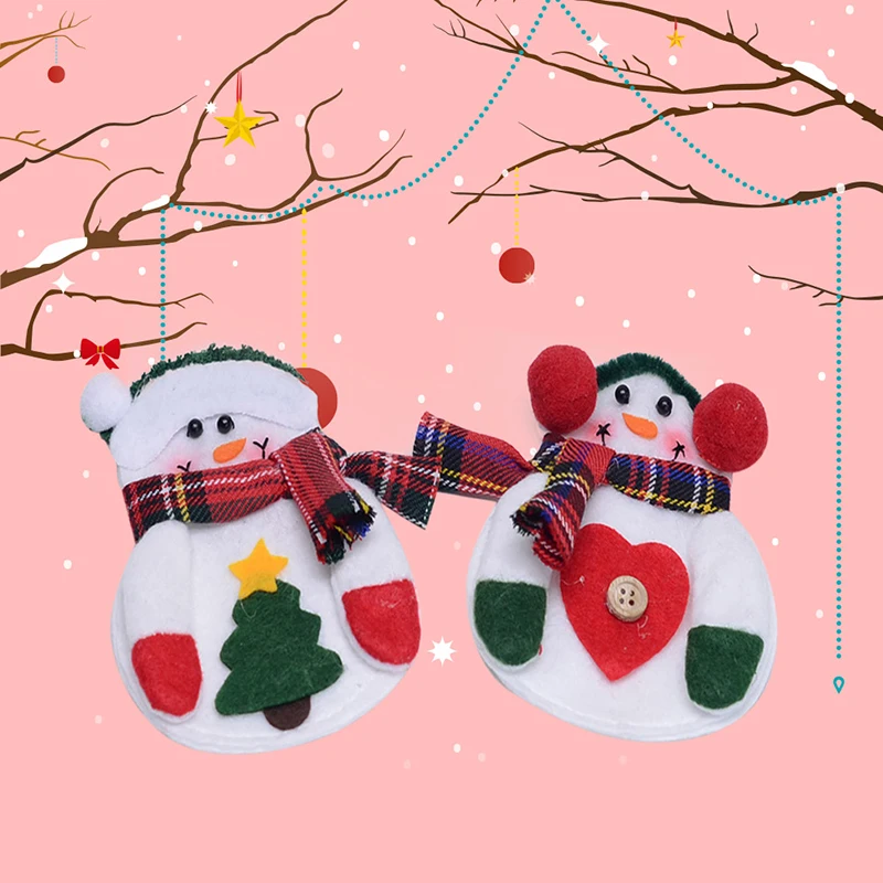 Yontree 2 Pieces Christmas Snowman Tableware Storage Bag Knife Fork Christmas Decoration Bags
Yontree 2 Pieces Christmas Snowman Tableware Storage Bag Knife Fork Christmas Decoration Bags