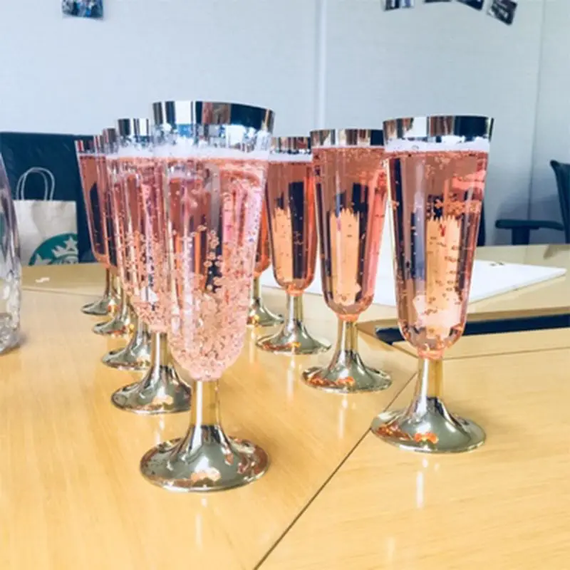 5.5OZ Plastic Champagne Flutes,Clear Hard Disposable Party & Wedding Cups Premium Fancy Champagne Flute
5.5OZ Plastic Champagne Flutes,Clear Hard Disposable Party & Wedding Cups Premium Fancy Champagne Flute