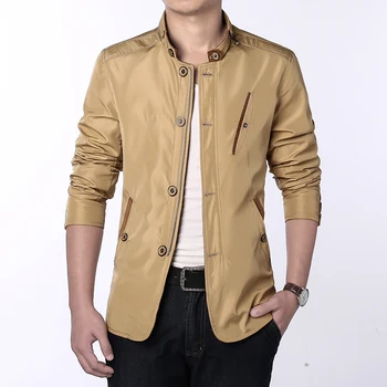Brand Spring Autumn Slim Fit Thin Stand Button Male Casual Jacket Men Short Windbreaker Blue Khaki Fashion 2017 Newest
Brand Spring Autumn Slim Fit Thin Stand Button Male Casual Jacket Men Short Windbreaker Blue Khaki Fashion 2017 Newest