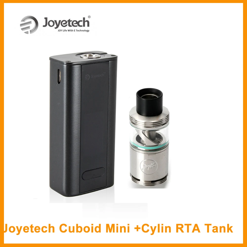 Special Offer Original Joyetech Cuboid Mini Battery Mod And Cylin RTA Atomizer Airflow Control Ring Built in 2400mAh E-Cig