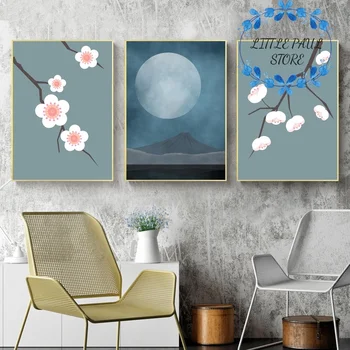 Asian Moon Over Mountain Cherry Blossom Abstract Art Canvas Poster Wall Picture for Room No Frame
Asian Moon Over Mountain Cherry Blossom Abstract Art Canvas Poster Wall Picture for Room No Frame