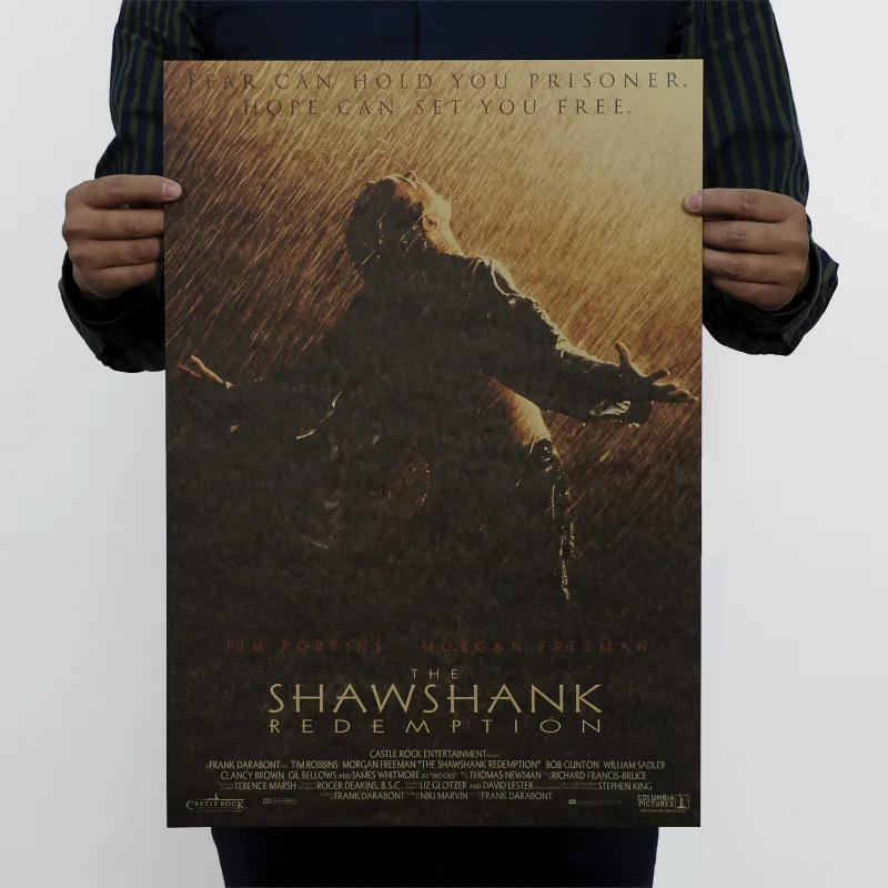 The Shawshank Redemption Vintage Kraft Paper Classic Movie Poster Magazine Art Cafe Bar Decoration Retro Posters and Prints
The Shawshank Redemption Vintage Kraft Paper Classic Movie Poster Magazine Art Cafe Bar Decoration Retro Posters and Prints