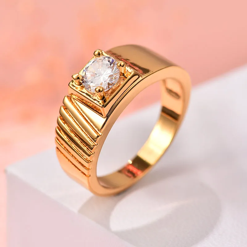Multi-faceted Cubic Zirconia Ring For Men And Women Embedded Pair Of Couples Wear Simple And Stylish Atmosphere
Multi-faceted Cubic Zirconia Ring For Men And Women Embedded Pair Of Couples Wear Simple And Stylish Atmosphere