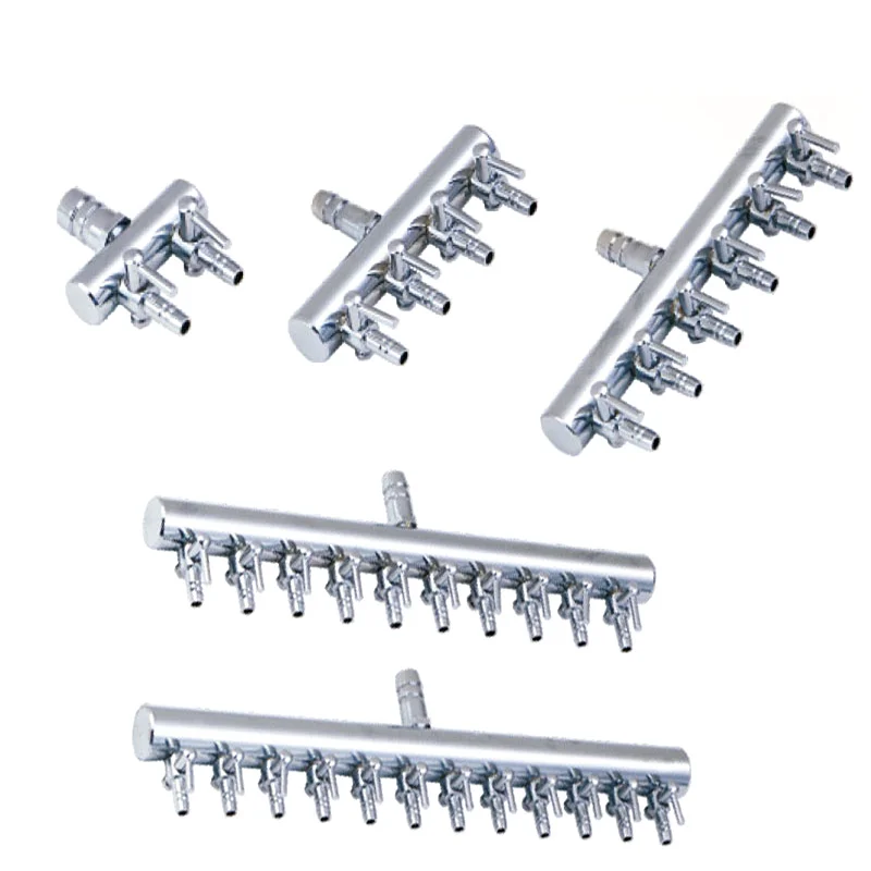 Stainless Steel Air Splitter Aquarium Accessories 4 6 8 10 12 Ways Inline Control Valve For 4*6mm Oxygen Pump Hose Inlet Dia8mm
Stainless Steel Air Splitter Aquarium Accessories 4 6 8 10 12 Ways Inline Control Valve For 4*6mm Oxygen Pump Hose Inlet Dia8mm