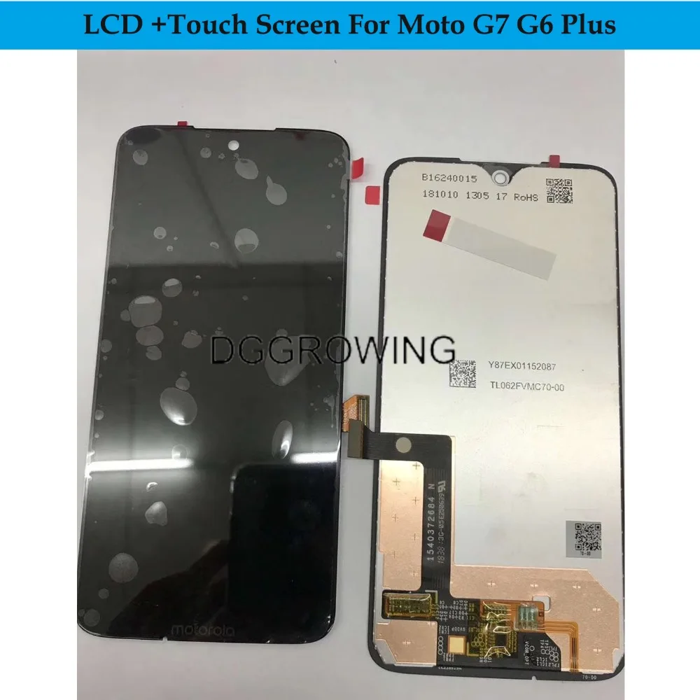 VDG 1 PCS/Lot Pass Testing No Dead Pixel Full LCD Display With Touch Screen Digitizer Assembly For Moto G6 Plus G7 free Shipping
VDG 1 PCS/Lot Pass Testing No Dead Pixel Full LCD Display With Touch Screen Digitizer Assembly For Moto G6 Plus G7 free Shipping