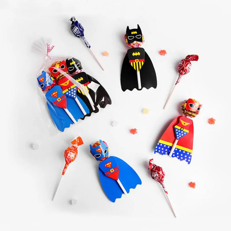 60Pcs/Pack Hot Sale Superman Cartoon Candy Lollipop Decoration Cards For Kids Birthday Party Supplies Candy Gift Accessories
60Pcs/Pack Hot Sale Superman Cartoon Candy Lollipop Decoration Cards For Kids Birthday Party Supplies Candy Gift Accessories