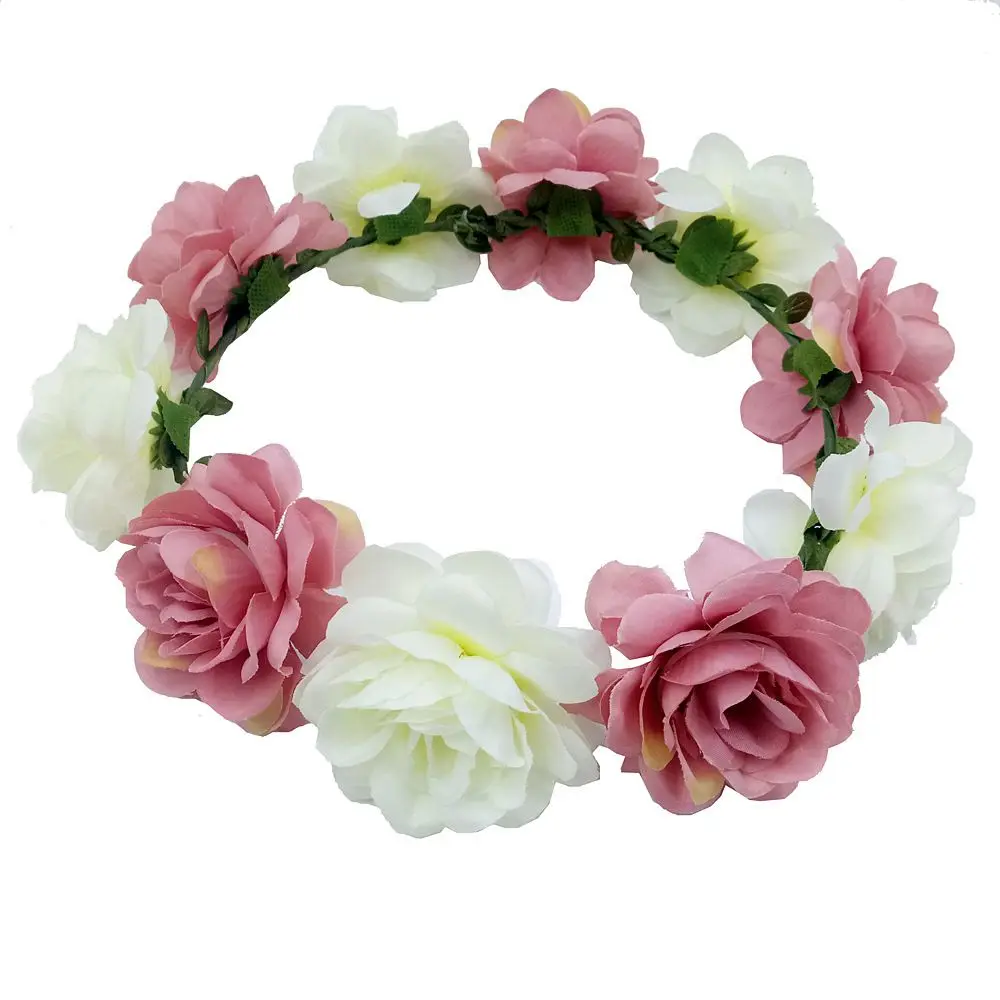 Fashion Women Wedding Hair Flower Garland Crowns Headband Floral Wreath Hair Band
Fashion Women Wedding Hair Flower Garland Crowns Headband Floral Wreath Hair Band