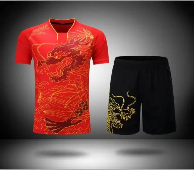China Dragon Uniforms Tennis T Shirts + Shorts , Kids Women Badminton T-shirts , Ma long ping pong Jersey , tennis table clothes
China Dragon Uniforms Tennis T Shirts + Shorts , Kids Women Badminton T-shirts , Ma long ping pong Jersey , tennis table clothes