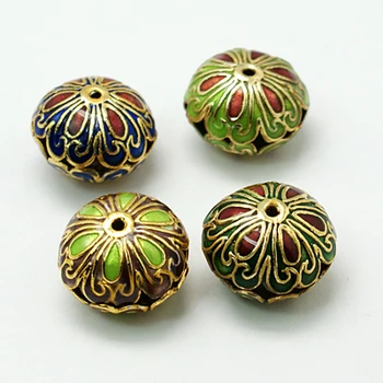 Pandahall 100pcs Mixed Color Handmade Flat Round Cloisonne Beads for Jewelry DIY Making Bracelet Necklace,18.5x13.5mm,Hole:1.5mm
Pandahall 100pcs Mixed Color Handmade Flat Round Cloisonne Beads for Jewelry DIY Making Bracelet Necklace,18.5x13.5mm,Hole:1.5mm