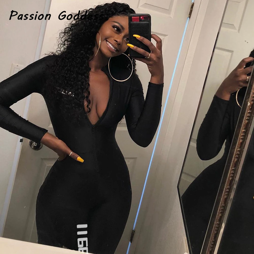 Casual Women Long Zipper Jumpsuit Rompers Fitness Bike Slim Long Sleeve Overalls Pants Printed Jumpsuits Rompers Macacao Outfits
Casual Women Long Zipper Jumpsuit Rompers Fitness Bike Slim Long Sleeve Overalls Pants Printed Jumpsuits Rompers Macacao Outfits