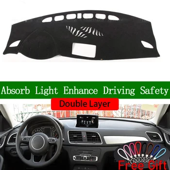 Double Layer Car Stickers For AUDI Q3 Q3S 2012 2013 2014 2015-2018 Dashboard Cover Car Accessories Interior Anti-UV Car Decals
Double Layer Car Stickers For AUDI Q3 Q3S 2012 2013 2014 2015-2018 Dashboard Cover Car Accessories Interior Anti-UV Car Decals