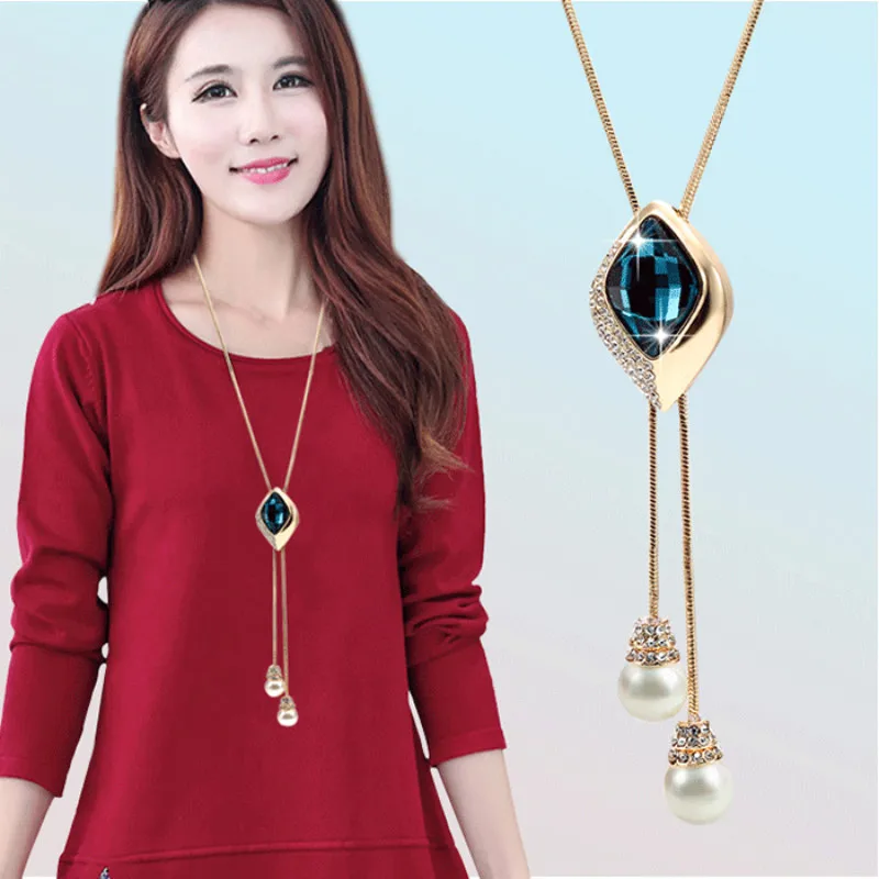 2018 New Arrival Women Pendant Hollow The Big Crystal Long Tassel Paragraph Sweater Chain All-match Decorative Necklace
2018 New Arrival Women Pendant Hollow The Big Crystal Long Tassel Paragraph Sweater Chain All-match Decorative Necklace