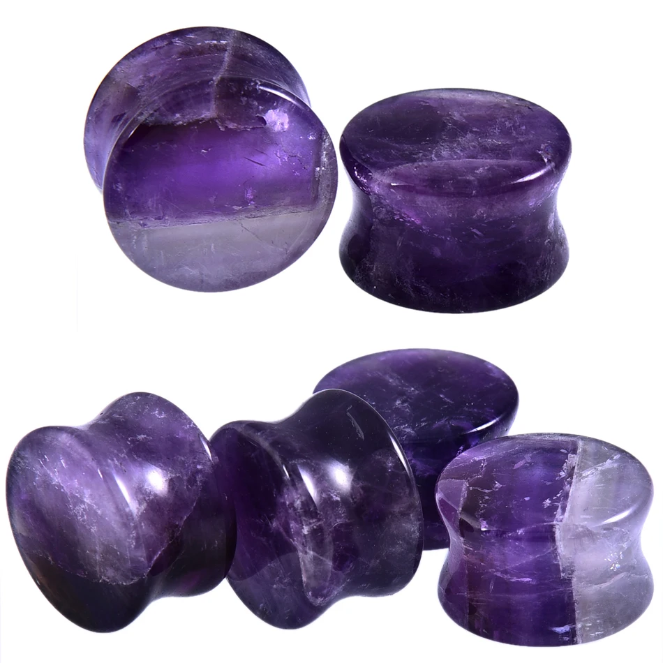 2pcs Purple Natural Stone Ear Plugs And Tunnels Ear Gauges Stretcher Pircing Oreja Piercings Body Piercing Jewelry
2pcs Purple Natural Stone Ear Plugs And Tunnels Ear Gauges Stretcher Pircing Oreja Piercings Body Piercing Jewelry