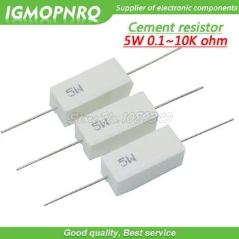 10pcs 5W Cement resistance 0.1 ~ 10k ohm 5% 0.22 0.33 0.5 1 10 100 1K 10K ohm 0.1R 0.22R 0.33R 0.5R 1R 10R 100R IGMOPNRQ
10pcs 5W Cement resistance 0.1 ~ 10k ohm 5% 0.22 0.33 0.5 1 10 100 1K 10K ohm 0.1R 0.22R 0.33R 0.5R 1R 10R 100R IGMOPNRQ