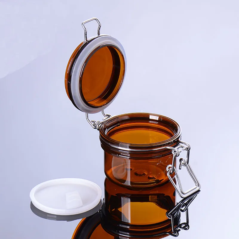 Facial Mask Bottle Translucent Dark Brown Empty Facial Cream Refillable Bottle PET Plastic Sealed Pot 120 ML Cosmetic Container
Facial Mask Bottle Translucent Dark Brown Empty Facial Cream Refillable Bottle PET Plastic Sealed Pot 120 ML Cosmetic Container