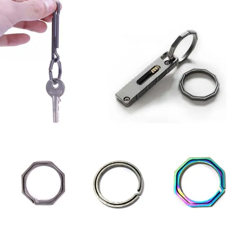 Octagon Titanium TC4 Ti Pocket Hook Keychain Keyring ring Key multi tool camp hike outdoor buckle hang edc gear gadget clip kit
Octagon Titanium TC4 Ti Pocket Hook Keychain Keyring ring Key multi tool camp hike outdoor buckle hang edc gear gadget clip kit