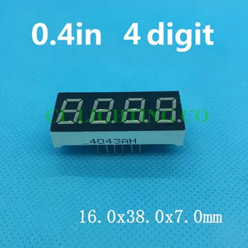 RED 7 Segment LED Display 0.4 inch 1 / 2 / 3/ 4 bit Common Cathode Digital Tube seven Segment LED Display
RED 7 Segment LED Display 0.4 inch 1 / 2 / 3/ 4 bit Common Cathode Digital Tube seven Segment LED Display