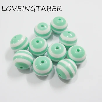 20mm 100pcs/lot Mint Green Resin Striped Beads For Kids Necklace,,chunky resin beads for jewelry making
20mm 100pcs/lot Mint Green Resin Striped Beads For Kids Necklace,,chunky resin beads for jewelry making