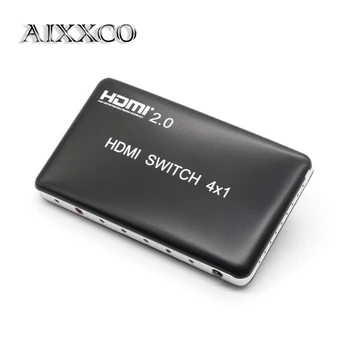 AIXXCO HDMI V2.0 Splitter Switch 4 input 1 output HDMI Switcher 4X1 for XBOX 360 PS4/3 Android HDTV 4K*2K 4 Port HDMI Adapter
AIXXCO HDMI V2.0 Splitter Switch 4 input 1 output HDMI Switcher 4X1 for XBOX 360 PS4/3 Android HDTV 4K*2K 4 Port HDMI Adapter