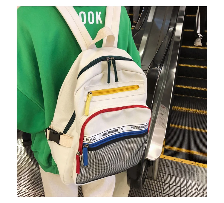 Menghuo 2019 Women Men Canvas Backpacks Large School Bags for Teenager Girls Travel Laptop Backbag Mochila Rucksack Big Capacity_18