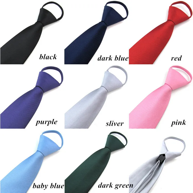 8cm slim Formal Zipper tie for men Wedding Party business neckties Striped Convenient Male Neck Tie black blue red
8cm slim Formal Zipper tie for men Wedding Party business neckties Striped Convenient Male Neck Tie black blue red