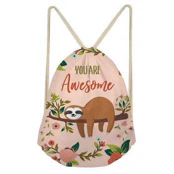 Coloranimal Drawstring Bags Small Teen Girls School Backpack 3D Cartoon Animal Sloth Printed Drawstring Backpack Bolsa Feminina
Coloranimal Drawstring Bags Small Teen Girls School Backpack 3D Cartoon Animal Sloth Printed Drawstring Backpack Bolsa Feminina