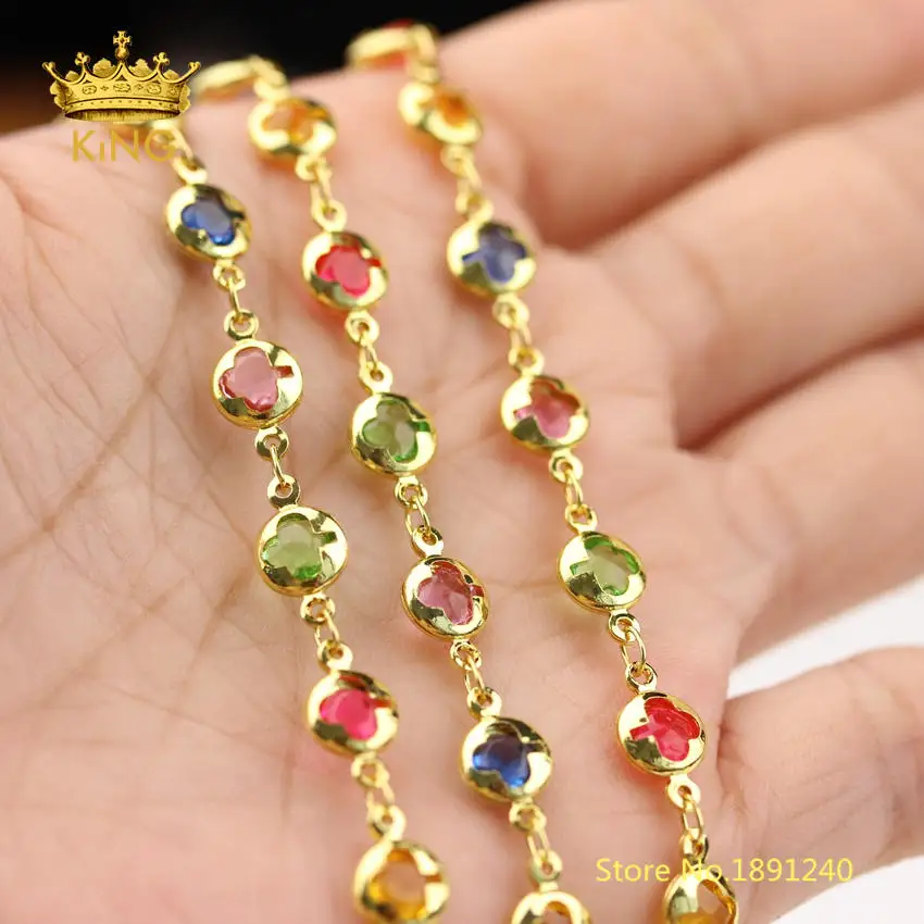 5meter 6mm Mixed-color Glass Coin Beaded Chain Crafts Chokers,Flower Glass Plated Gold Copper Connectors Glass Chains ZJ279
5meter 6mm Mixed-color Glass Coin Beaded Chain Crafts Chokers,Flower Glass Plated Gold Copper Connectors Glass Chains ZJ279