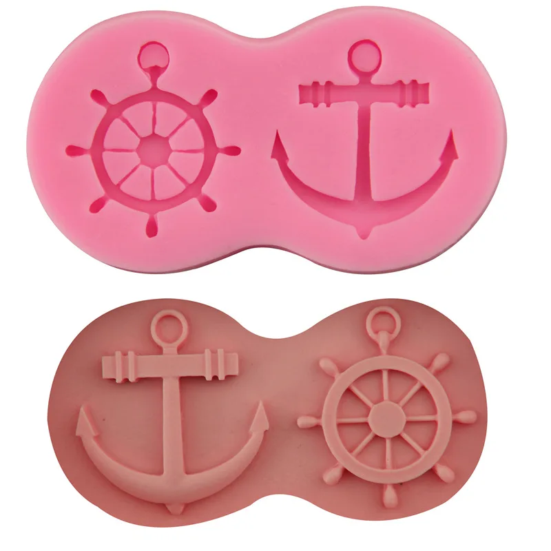Sea Cake mold Anchor Silicone baking molds trav handmade decorative fondant for party decoration Kitchen DIY accessories
Sea Cake mold Anchor Silicone baking molds trav handmade decorative fondant for party decoration Kitchen DIY accessories