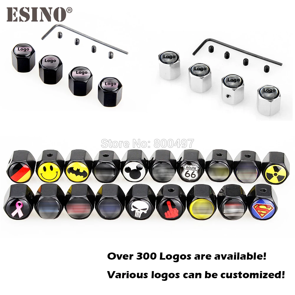 4 x Car Styling Anti-theft Stainless Wheel Tire Valve Stems Caps Car Wheel Tire Stem Air Valve Caps For All the Vehicles
4 x Car Styling Anti-theft Stainless Wheel Tire Valve Stems Caps Car Wheel Tire Stem Air Valve Caps For All the Vehicles