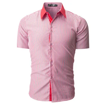 Men Short Sleeve Shirt Male Shirts Men Shirt Brand 2018 Mens Classical Stripe Dress Shirts Hawaiian Camisa Social Masculina XXXL
Men Short Sleeve Shirt Male Shirts Men Shirt Brand 2018 Mens Classical Stripe Dress Shirts Hawaiian Camisa Social Masculina XXXL