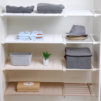 Adjustable Wardrobe Closet Storage Rack Layered Partition Board Commodity Shelf Wardrobe Partition Storage Rack Kitchen Shelf
Adjustable Wardrobe Closet Storage Rack Layered Partition Board Commodity Shelf Wardrobe Partition Storage Rack Kitchen Shelf