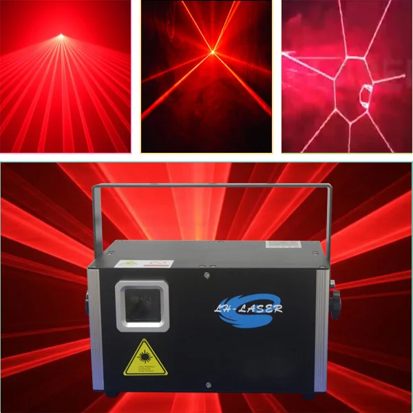 Free Shipping 2W Professional Cheap DMX512 Control Red Color Laser Stage Lighting Good Effect Disco Party Indoor | Освещение