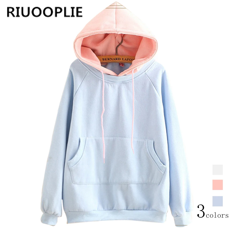 RIUOOPLIE Lday Cute Patchwork Hoodie Fall Pocket Long Sleeve Warm Sweatshirt Loose Coat
RIUOOPLIE Lday Cute Patchwork Hoodie Fall Pocket Long Sleeve Warm Sweatshirt Loose Coat