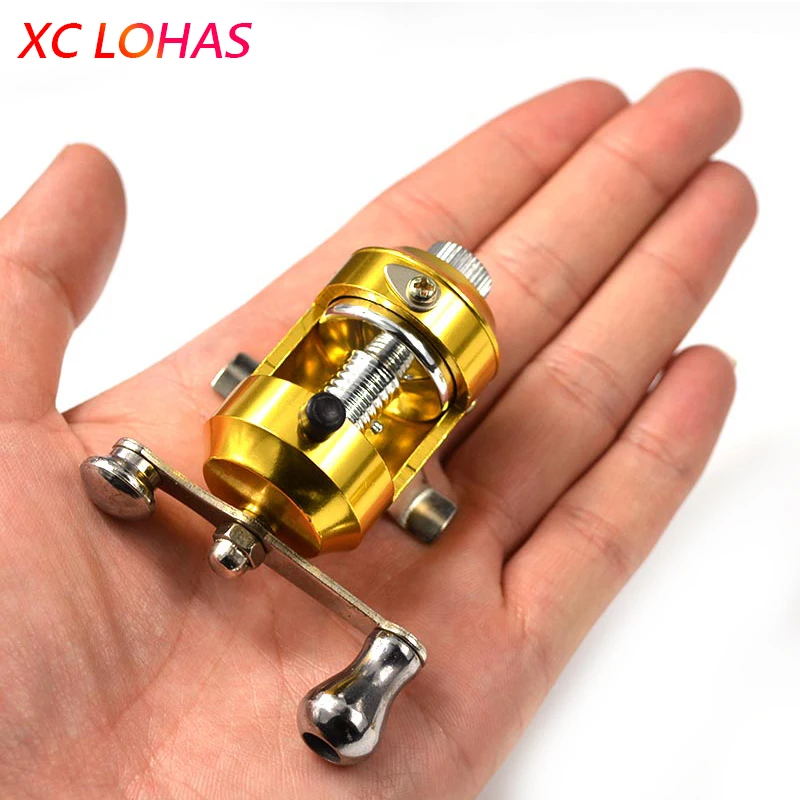 Golden Metal Alloy Baitcasting Fishing Reel Right Hand Drum Fishing Reel for Pen Fishing Rods
Golden Metal Alloy Baitcasting Fishing Reel Right Hand Drum Fishing Reel for Pen Fishing Rods