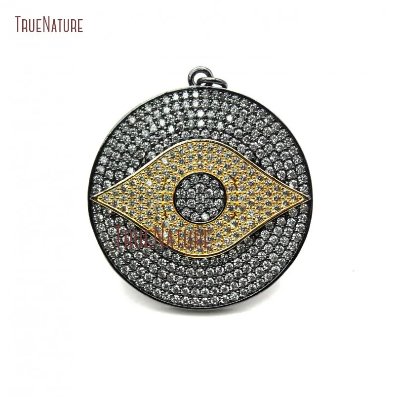 10pcs Round Disk Pendant CZ Pave Charm Micro Zircon Paved Evil Eye Charm Pendant PM20035
10pcs Round Disk Pendant CZ Pave Charm Micro Zircon Paved Evil Eye Charm Pendant PM20035