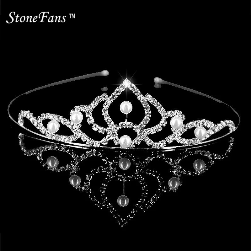 StoneFans Hair Ornaments Clips Wedding Rhinestone Tiara For Children Pearl Hairbands Headbands Tiaras And Crowns Brides Girls 59
StoneFans Hair Ornaments Clips Wedding Rhinestone Tiara For Children Pearl Hairbands Headbands Tiaras And Crowns Brides Girls 59