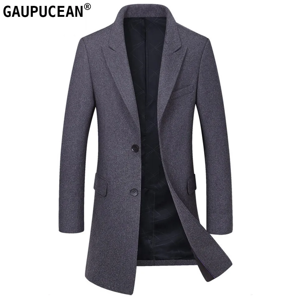 Man Wool Long Jacket High Quality Red Black Grey Thick Cotton Padded Buttons Male Trench Pockets Overcoat Men Woolen Coat
Man Wool Long Jacket High Quality Red Black Grey Thick Cotton Padded Buttons Male Trench Pockets Overcoat Men Woolen Coat