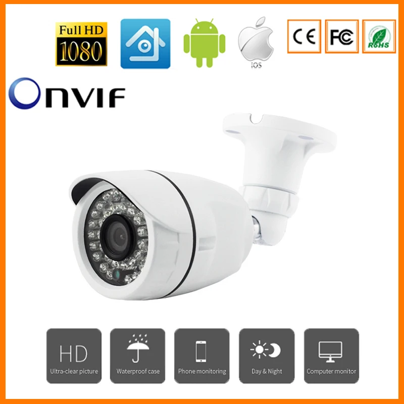 Aluminum Metal HD IP Camera 720P/960P/1080P Outdoor Waterproof Security CCTV Camera 24 IR Leds Night Vision Camera Onvif
Aluminum Metal HD IP Camera 720P/960P/1080P Outdoor Waterproof Security CCTV Camera 24 IR Leds Night Vision Camera Onvif