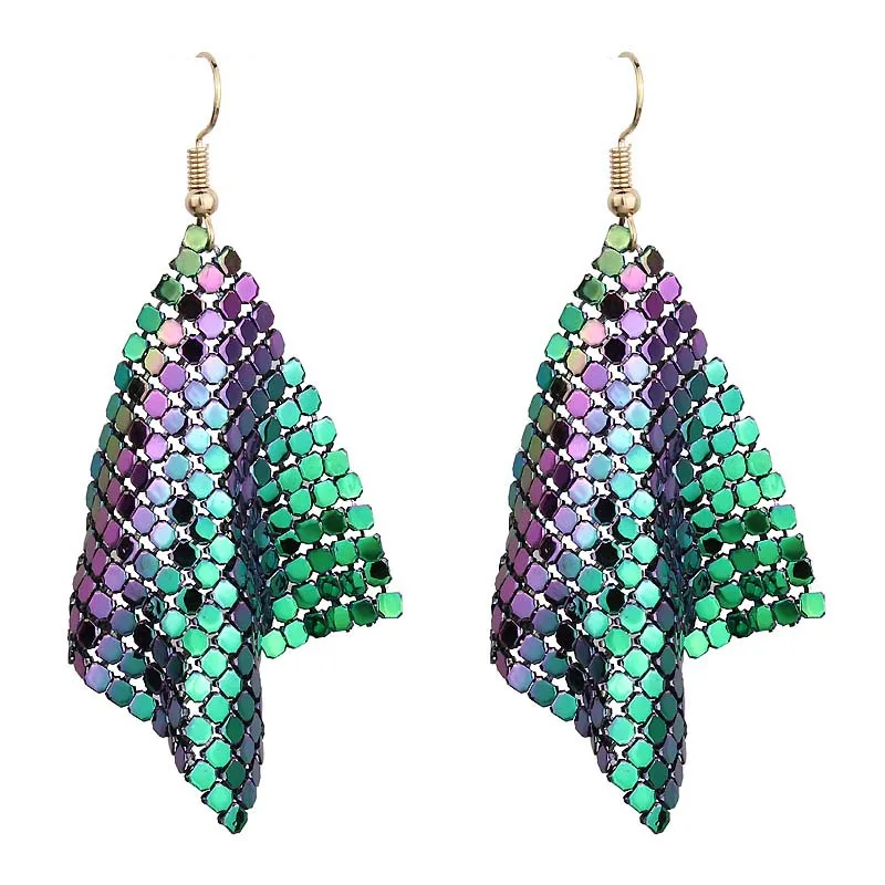Fashion Accessories Fashion Small Square Long Sequins Metal Sequins Multicolor Earrings For Women
Fashion Accessories Fashion Small Square Long Sequins Metal Sequins Multicolor Earrings For Women