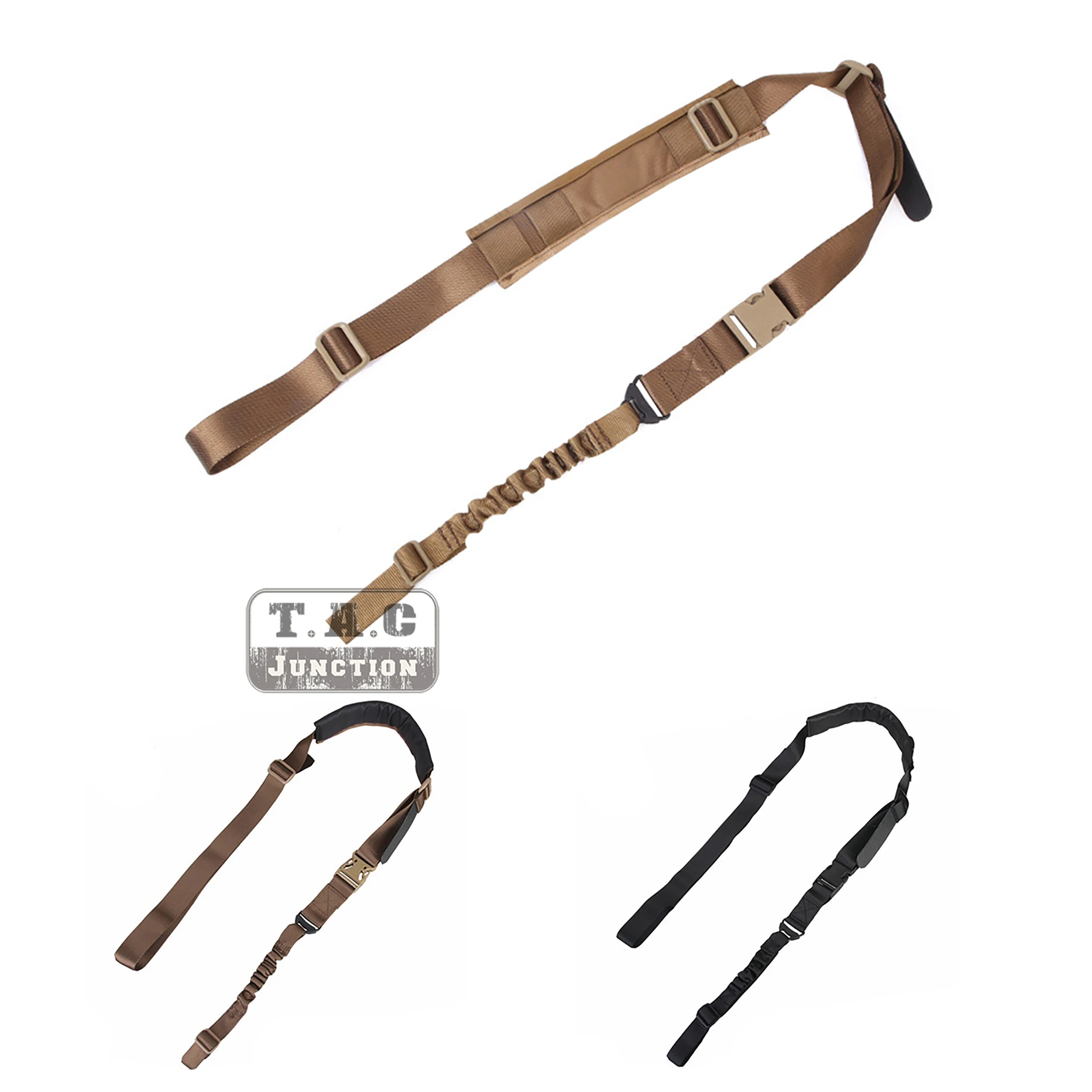 EmersonGear 2-Point BattleSling Two-Point Rifle Sling Nylon Webbing Padded Adjustable Strap Quick Detach w/ Bungee Emerson
EmersonGear 2-Point BattleSling Two-Point Rifle Sling Nylon Webbing Padded Adjustable Strap Quick Detach w/ Bungee Emerson
