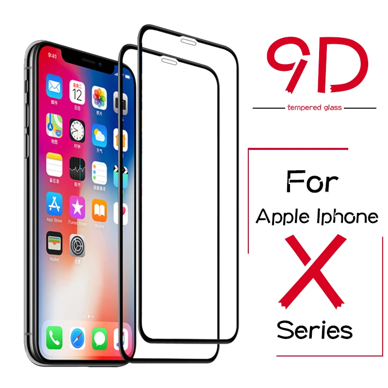9D Tempered Glass For Apple iphone X XS Max XR Screen Protector Film ipfone iohone ihpone ifone xs smax x r 9H Full cover glass
9D Tempered Glass For Apple iphone X XS Max XR Screen Protector Film ipfone iohone ihpone ifone xs smax x r 9H Full cover glass