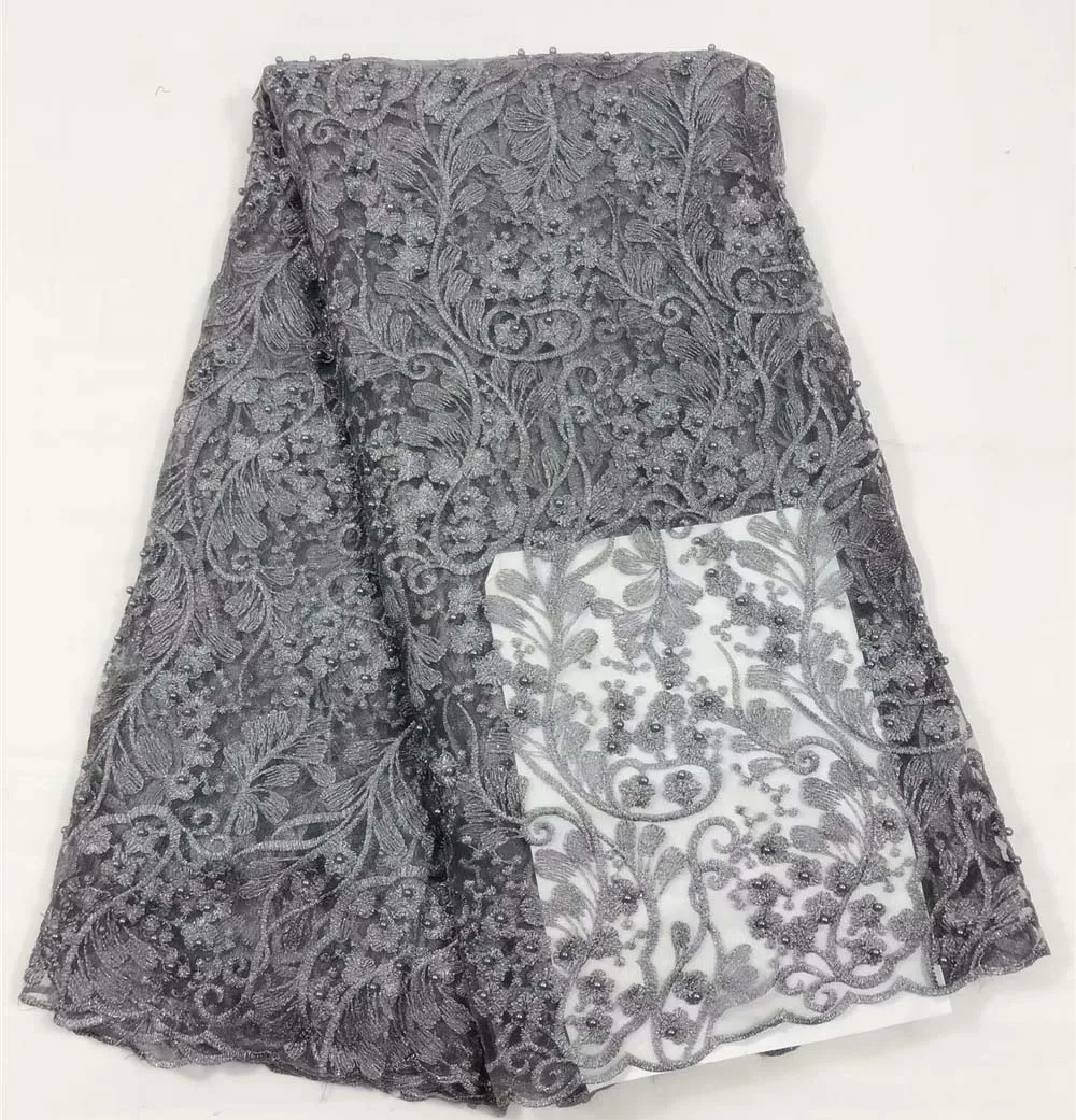 African Lace Fabric With bead Embroidered Nigerian Laces Fabric Bridal High Quality French Tulle Lace Fabric For Women
African Lace Fabric With bead Embroidered Nigerian Laces Fabric Bridal High Quality French Tulle Lace Fabric For Women
