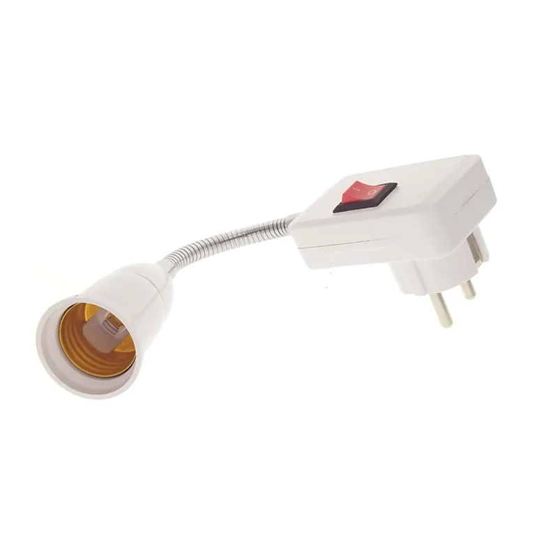 Universal 10cm/30cm/50cm E27 Light Lamp Bulb Holder White Flexible Converter On/Off Switch Adapter Socket EU Plug
Universal 10cm/30cm/50cm E27 Light Lamp Bulb Holder White Flexible Converter On/Off Switch Adapter Socket EU Plug