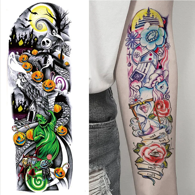 Waterproof Festival Arm Body Temporary Tattoo Sticker Transfer Big Flower Rose Art Fake Tatoos Temporales For Men Women CW31
Waterproof Festival Arm Body Temporary Tattoo Sticker Transfer Big Flower Rose Art Fake Tatoos Temporales For Men Women CW31