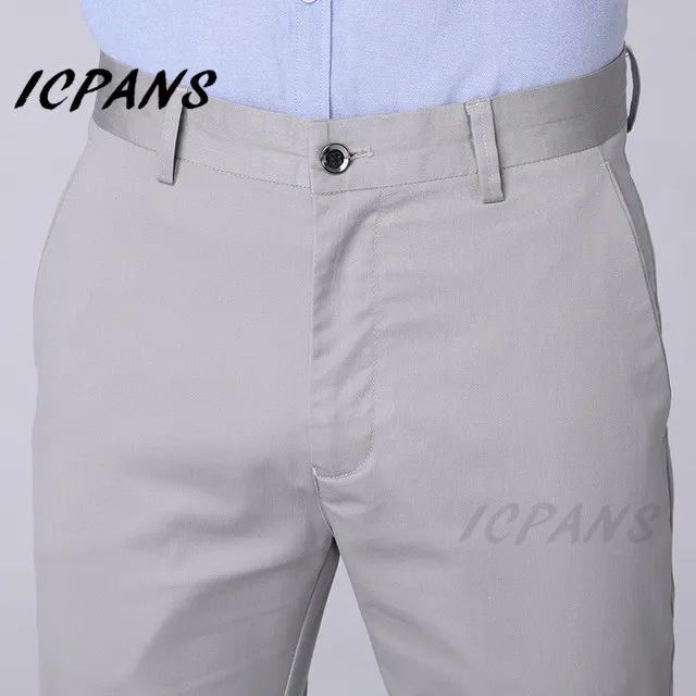 ICPANS Plus Size 42 44 46 Men Thin Dress Suit Pants Men Summer Classic Ice Silk Slim Fit Business Formal Trousers Men Clothing
ICPANS Plus Size 42 44 46 Men Thin Dress Suit Pants Men Summer Classic Ice Silk Slim Fit Business Formal Trousers Men Clothing